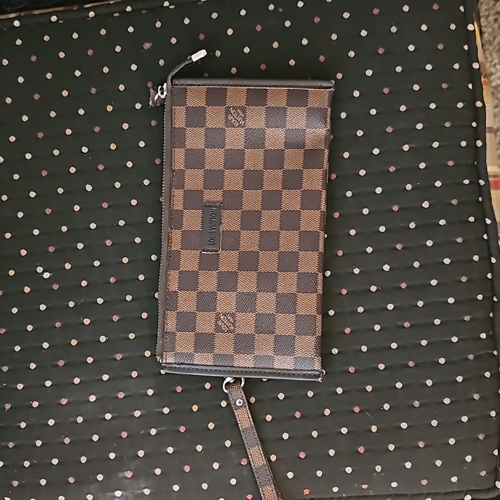 Louis Vuitton checkered wallet